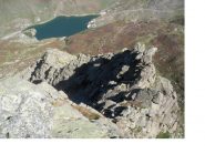  A meta' tragitto..sullo sfondo del lago di Malciaussia..