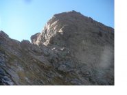 Verso l'attacco della cresta..