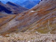 prima discesa: il panoramico traverso erboso