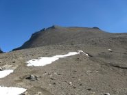 la dorsale di salita dal Colle