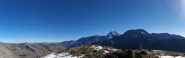 panorama sui vicini Velan e Grand Combin...