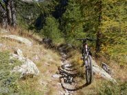 sentierino spettacolare ma poi molto duro