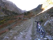 il bel sentiero che porta al colle