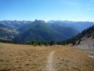 l'inizio della discesa