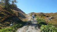  allo strappo verso il colletto a quota 2354m