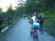 su tracciato tra la Magdeleine vs Chamois