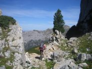 breve tratto di rientro per la deviazione verso il Vallone del Marguareis 