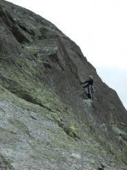 Ultimi metri prima della punta.