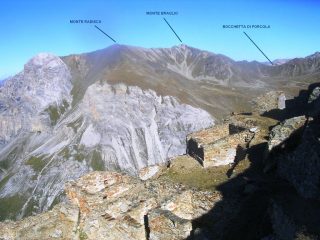 Monte Braulio visto dal Filone del Mot