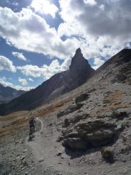 discesa sul lago Bleu