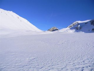 il col des 3 Frere Mineurs e a sx la P.te Lauzin