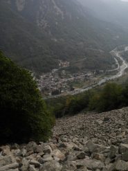 la faticosa pietraia a 30 gradi