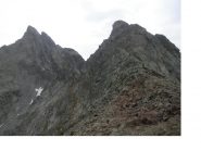 Rocca la Paur e a dx la Pan Perdu'..durante il trasferimento x cresta alla Pertusa'