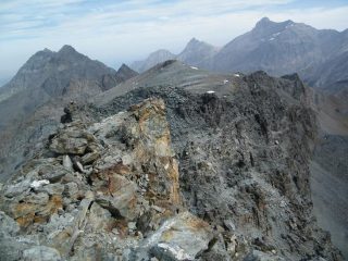 La cima Nord vista dalla Sud