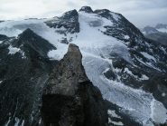 La spettacolare vista sulla Cima di Entrelor dalla Cima Sud