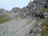 Salita verso il colle, sotto il Barrouard
