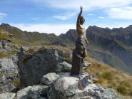 alle spalle del Cristo la Punta Santanel