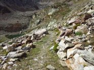 Il bel sentiero verso il colle d'Orgials