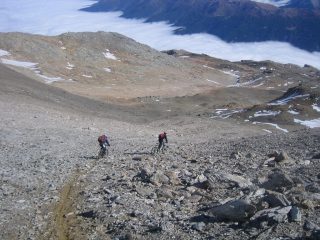 primo tratto di discesa