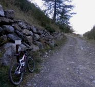 la partenza della piste de l'eau ( pista dell'acqua)