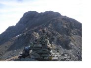 Il vicino Corno Bussola cosi' come lo si vede dal M.Ruines (2824m)..