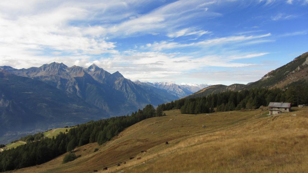 Uno sguardo verso valle