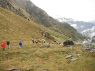 inizio della discesa nel vallone del rio Fanton