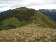 la cresta che va al Monega