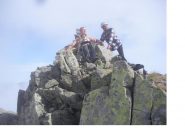 Con Franco esausto..in cima alla Fer..