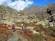 In discesa verso i laghi Verdi