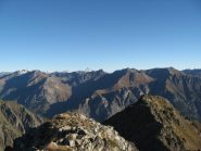 Panorama dalla cima del Rouss