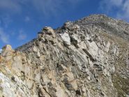 Spuntoni di cresta da aggirare ad ovest