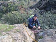 Sergio in piena azione..