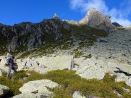a dx l'anticima della quota 2545m