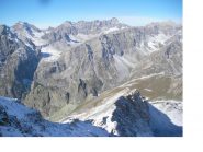 Il brec de Chambeyron dalla cresta del Bouilliagna..