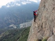 la via ripresa mentre salivamo i due marimba