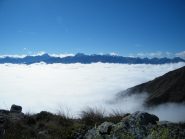 mare di nubi a 1900 m circa