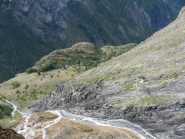 sopra il pianoro, in basso il ref.du Clots
