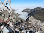 intanto la nebbia arriva anche al rifugio
