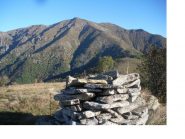 Dalla P.Cialma a sx del Castel Balanger al centro il Monte Croass a dx l'Angiolino..