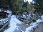 Partenza al ponte sul Torrente Noce