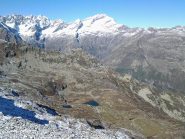 Dalla cima, laghi di Trione e Levanna