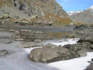 Primo laghetto del Turlo mezzo gelato e mezzo prosciugato...