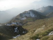parte superiore dell'itinerario dalla vetta