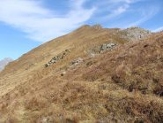 l'ultima parte di salita al grifone