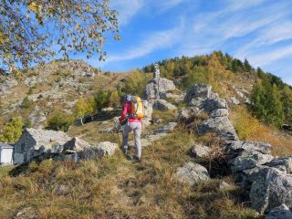 deviazione all'alpe truchetto sul sentiero D5