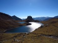Lago superiore di Roburent dal colle