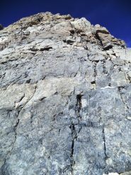 dal colletto x il tratto con la corda fissa