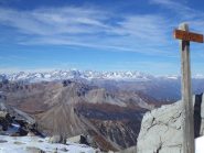 panorama verso i giganti degli ecrins