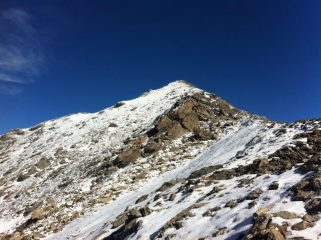 versante ovest e cresta sud-ovest